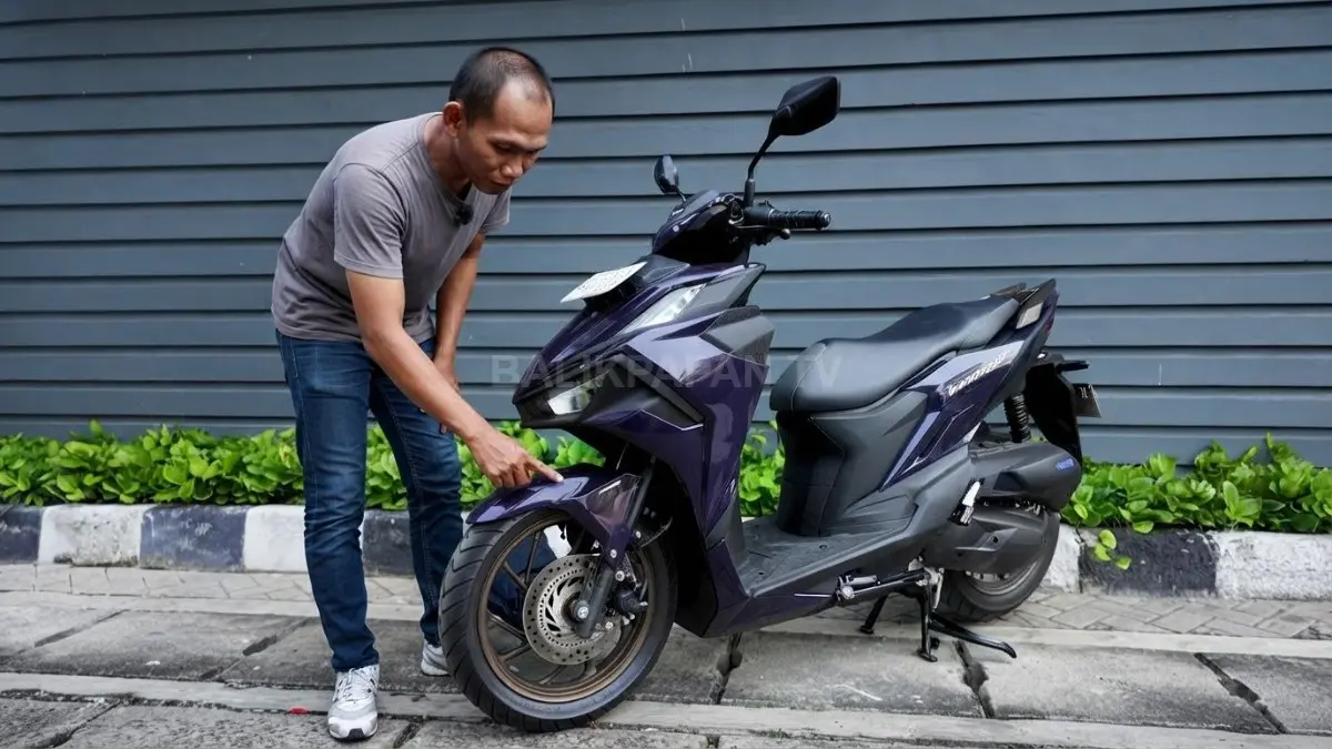 New Honda Vario Evo 160 menawarkan kenyamanan berkendara, fitur keselamatan modern, dan performa harian responsif optimal (BTV/AI)
