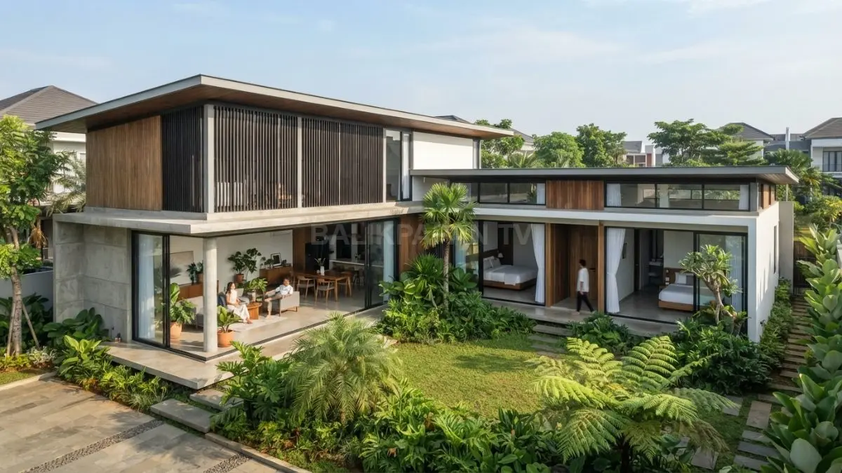 Sirkulasi udara silang membantu menjaga rumah tetap sejuk dan nyaman sepanjang hari bersama keluarga tercinta. (BTV/AI)
