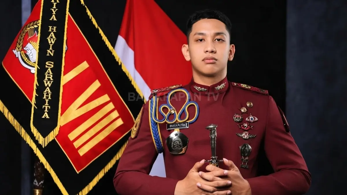 Tribrata Putra resmi dilantik sebagai Ipda setelah menuntaskan pendidikan di Akademi Kepolisian.