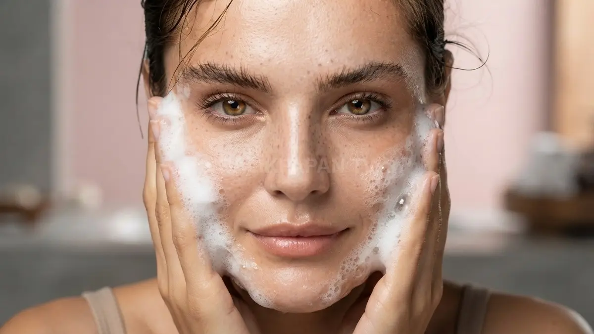Double cleansing membantu membersihkan wajah lebih menyeluruh sesuai kondisi kulit dan aktivitas harian setiap hari bersama. (BTV/AI)