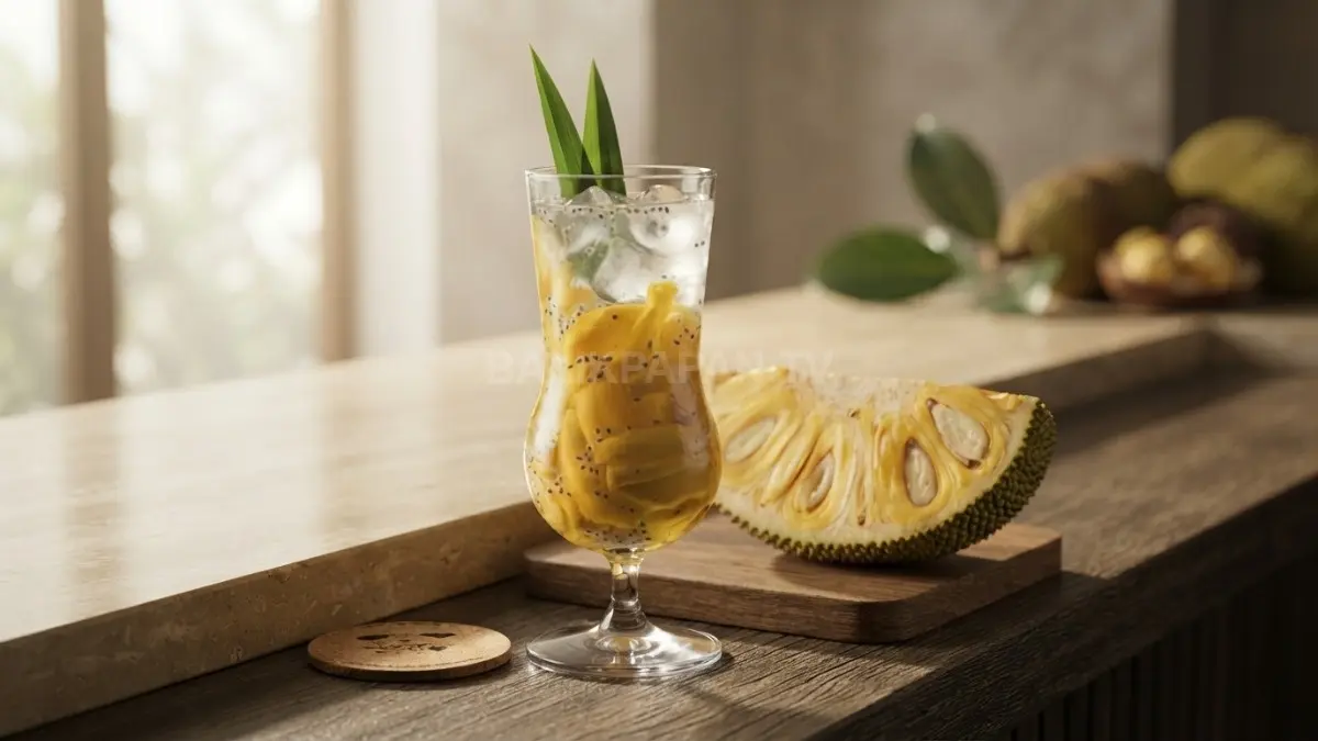 Es Nangka Selasih Banjar menghadirkan kesegaran minuman tradisional dengan cita rasa khas dan warisan budaya Kalimantan Selatan (BTV/AI)