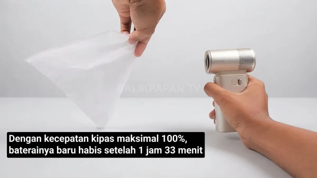 JisuLife Ultra 2 diuji pada kecepatan tertinggi untuk mengetahui keseimbangan performa angin dan ketahanan baterai sebenarnya. (BTV/AI)