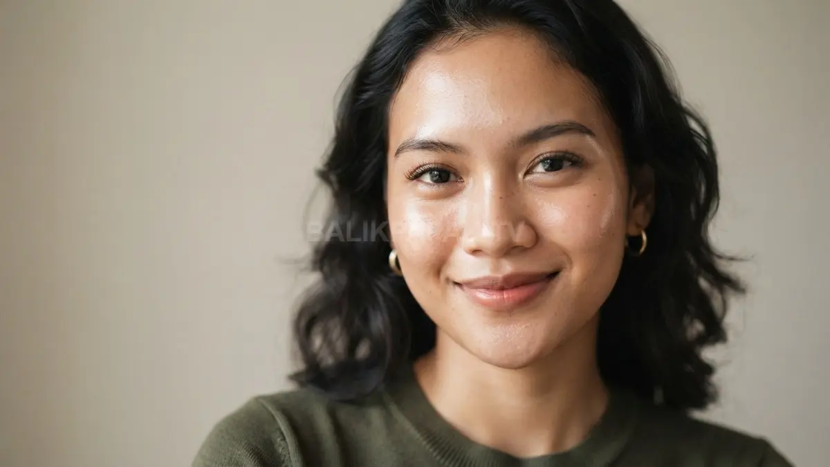 Kulit sehat terhidrasi alami didukung kebiasaan harian, perawatan tepat, serta asupan cairan seimbang setiap hari (BTV/AI)