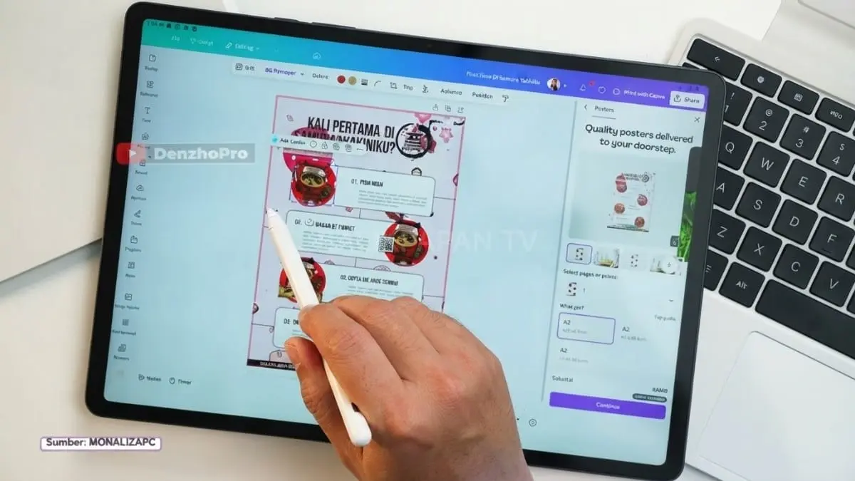 Layar 144 Hz memberikan pengalaman visual lebih mulus saat bekerja, bermain gim, maupun menonton video. [BTV:AI]