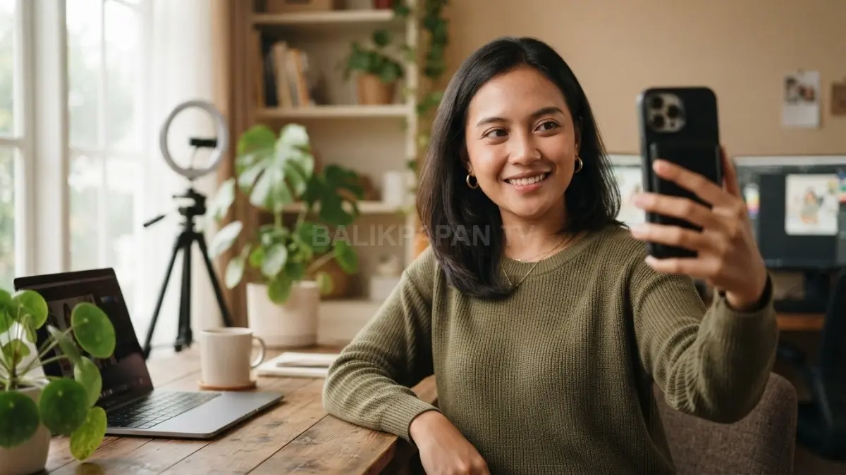 Teknik titik fokus pandangan membantu menghasilkan swafoto lebih natural, menarik, dan profesional tanpa kamera mahal (BTV/AI)

