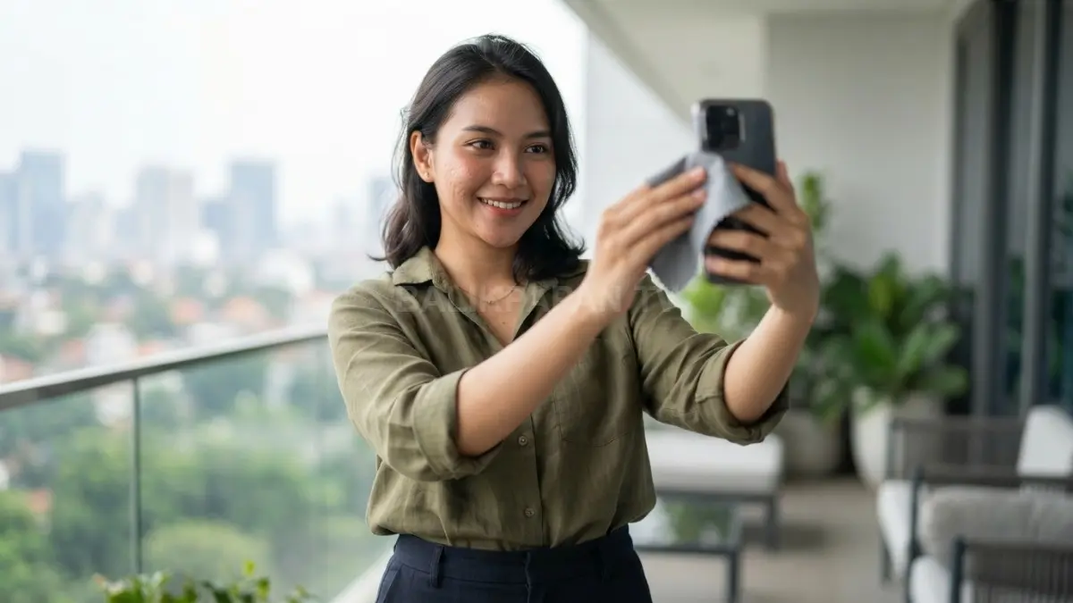 Titik fokus pandangan membantu menghasilkan swafoto lebih tajam, alami, dan menarik dengan komposisi tepat setiap saat (BTV/AI)
