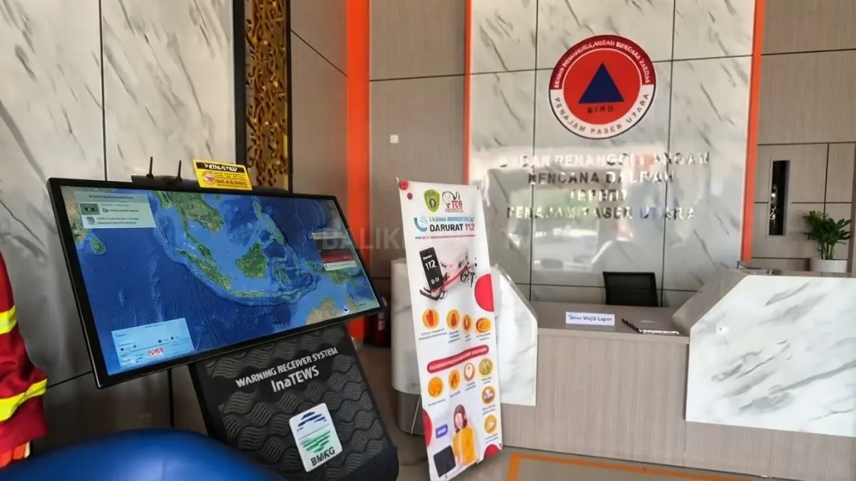 Tim melakukan verifikasi lapangan dan memastikan titik panas berasal dari pembakaran sisa pembersihan lahan pertanian. (BTV/AI)