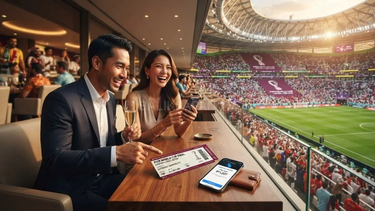 Harga tiket final Piala Dunia 2026 melonjak hingga Rp204 juta, mencerminkan tingginya antusiasme penggemar dunia. [BTV:AI]