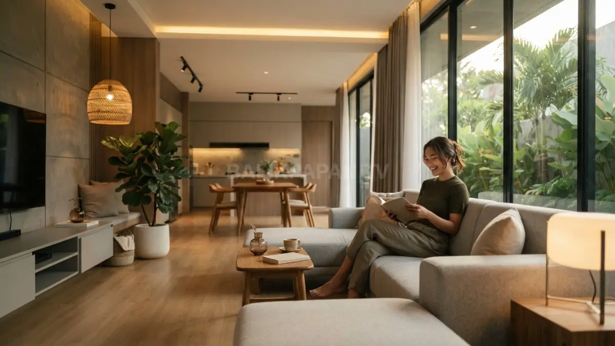 Pencahayaan merata yang nyaman sepanjang hari. (BTV/AI)