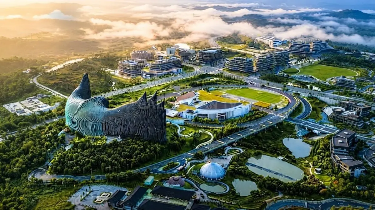 Progres pembangunan kawasan pemerintahan di KIPP IKN yang terus dipercepat.