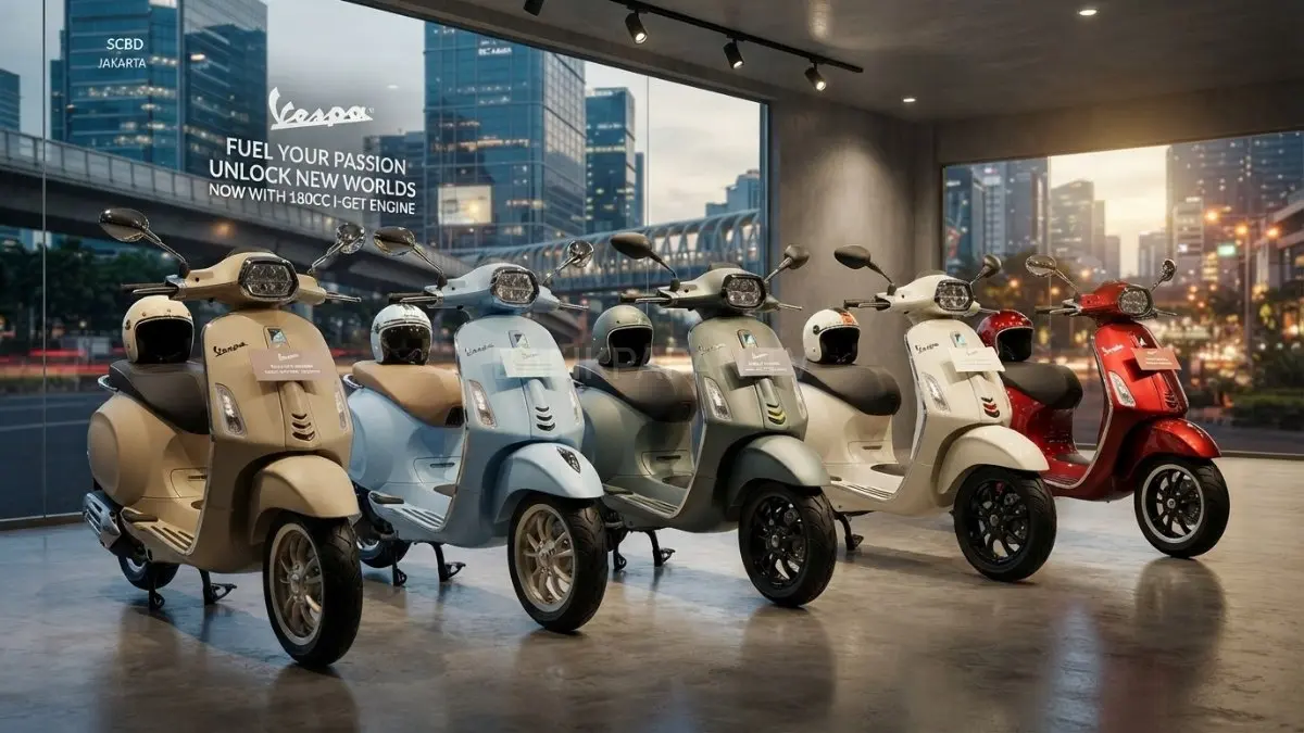 Warna Lain Dari Vespa Sprint Tech 180.(BTV/AI) 
