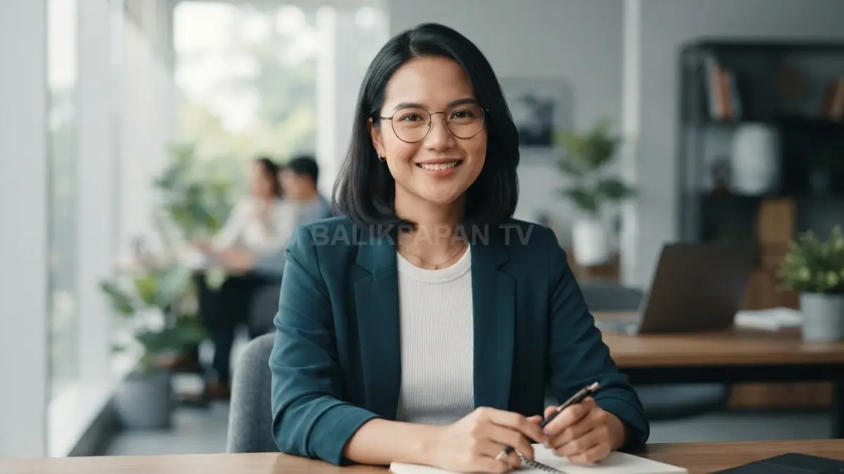 Kacamata frame oval dan bulat membantu wajah persegi tampak seimbang dengan gaya nyaman elegan sehari-hari (BTV/AI)

