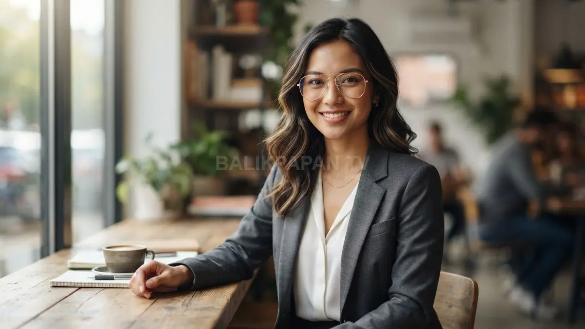 Kacamata model aviator dan oval membantu menyeimbangkan wajah hati dengan gaya nyaman serta tampilan elegan (BTV/AI)
