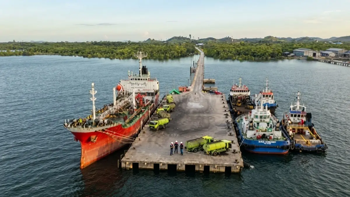 Investasi besar di KEK Maloy menghadirkan kawasan industri modern dengan fasilitas logistik strategis berkembang pesat (BTV/AI)