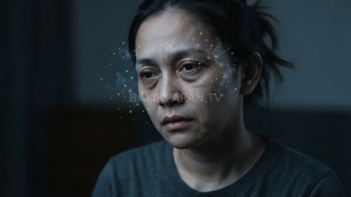 Kurangnya waktu istirahat mempercepat penuaan dini akibat penumpukan radikal bebas pada kulit wajah. (BTV/Ai)