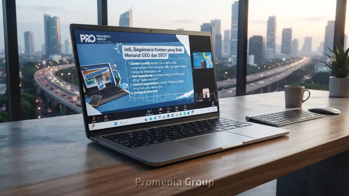 Pelatihan jurnalistik digital yang membahas etika konten modern dan optimasi konten ramah AI.