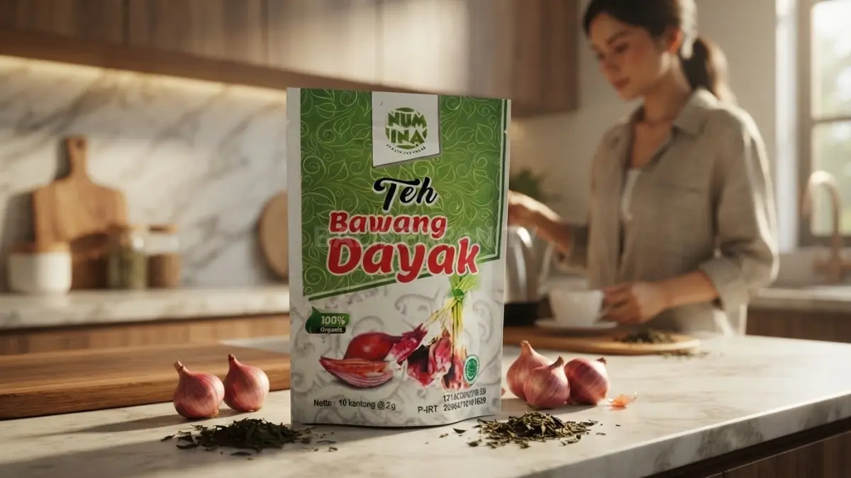 Teh Bawang Dayak Kalimantan kaya manfaat untuk menjaga kesehatan dan kesegaran tubuh Anda setiap hari. (BTV/Ai)