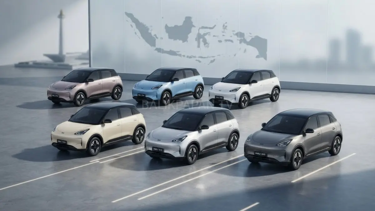 Warna Lain Dari Mobil  Geely EX2. 