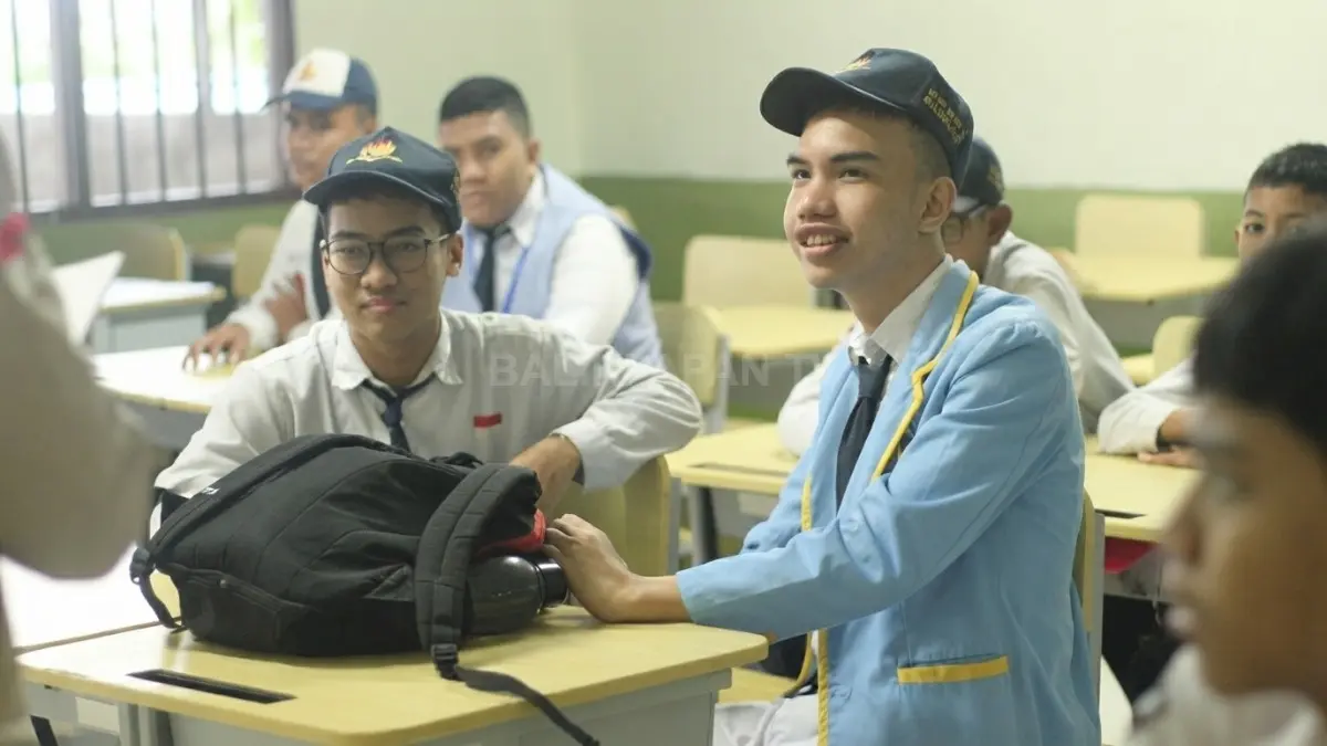 Pembukaan hari pertama MPLS SMKS Setiabudi Balikpapan sebagai awal pembentukan karakter unggul. (BTV/AI)