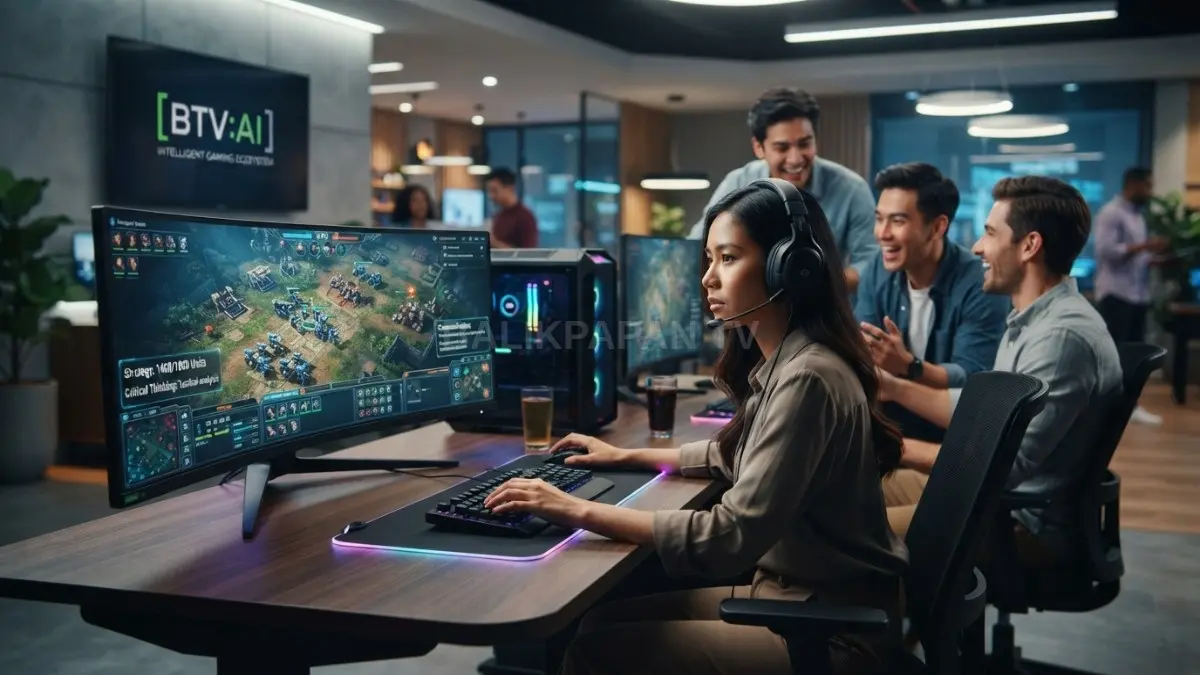 Bermain game melatih strategi, kreativitas, komunikasi, dan kemampuan berpikir kritis secara menyenangkan setiap hari bersama [BTV:AI]