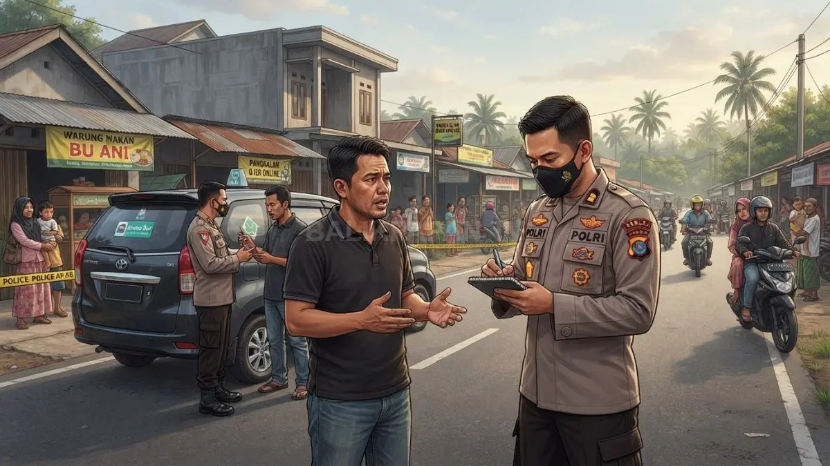 Polisi mengumpulkan alat bukti sambil memeriksa saksi demi mengungkap pelaku penganiayaan secara menyeluruh objektif cepat (BTV/AI)