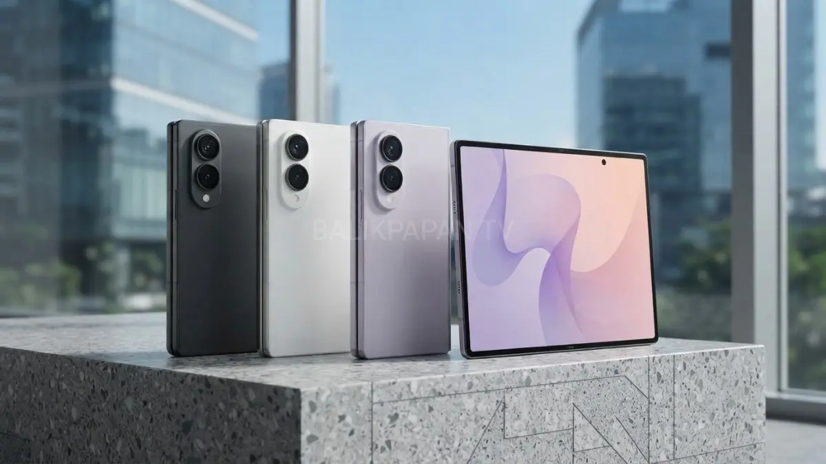 Semua Warna DariSamsung Galaxy Z Fold8. (BTV/AI) 