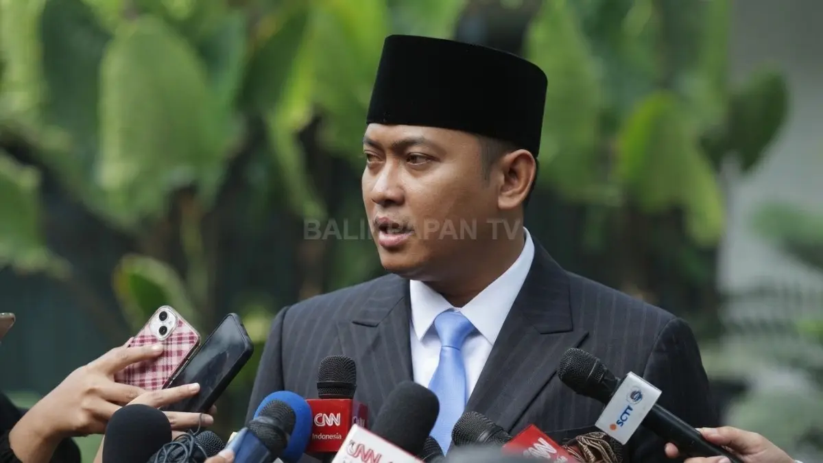 Sudaryono memberikan keterangan kepada wartawan usai ditunjuk menjadi Kepala Badan Gizi Nasional.
