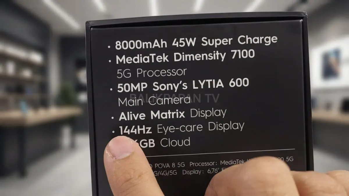 Tecno mengandalkan baterai 8.000 mAh dan Live Matrix Display demi pengalaman pengguna lebih menarik [BTV:AI]