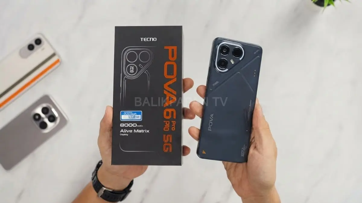 Tecno POVA 8 5G menawarkan performa harian stabil dengan baterai besar untuk aktivitas sepanjang hari. [BTV:AI]