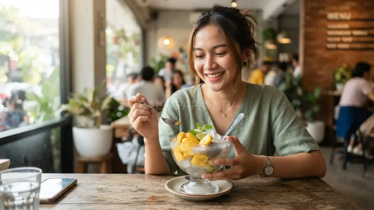 Es nangka selasih khas Kalimantan menghadirkan kesegaran alami dengan aroma buah manis menyegarkan sepanjang hari [BTV:AI]