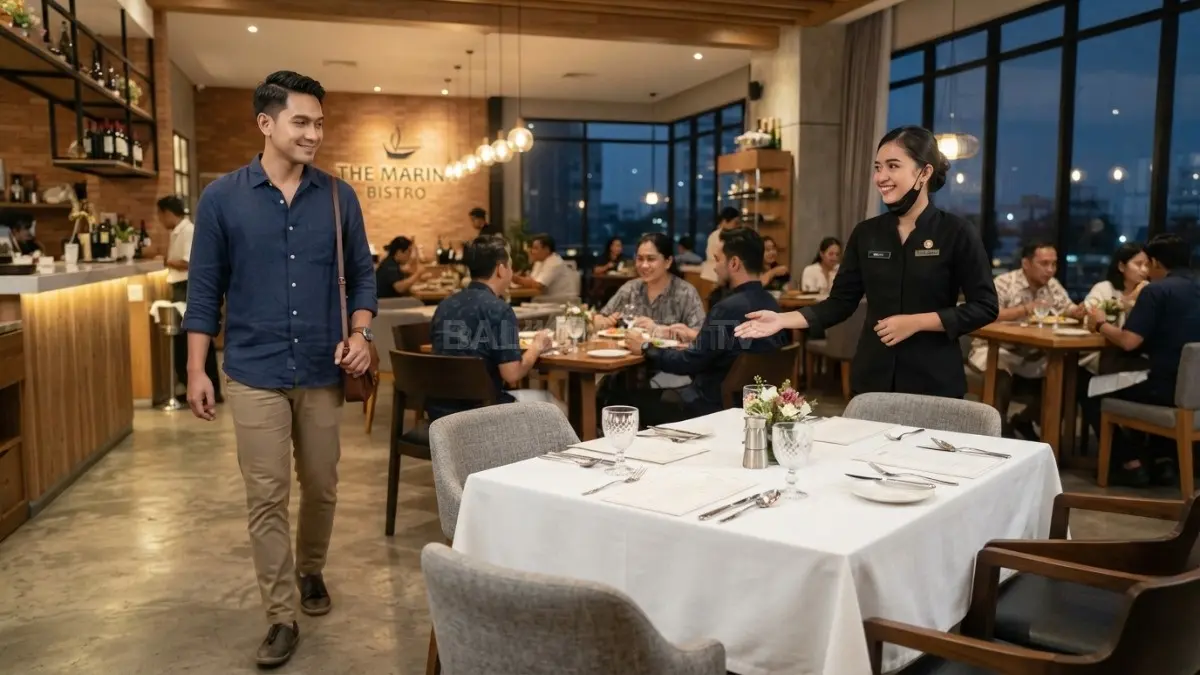 Kebersihan meja menjadi petunjuk kualitas restoran karena mencerminkan perhatian terhadap keamanan pangan dan pengalaman pelanggan. (BTV/Ai)
