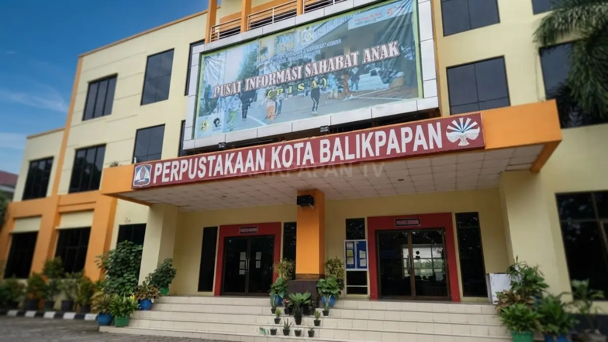 Kunjungan perpustakaan meningkat berkat layanan digital ruang belajar dan budaya literasi masyarakat Balikpapan semakin kuat (BTV/AI)