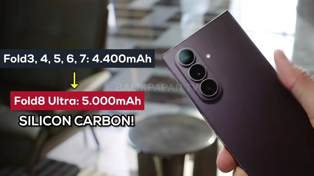 Teknologi baterai silikon karbon meningkatkan kapasitas dan pengisian cepat Galaxy Fold 8 Ultra signifikan kini [BTV:AI]