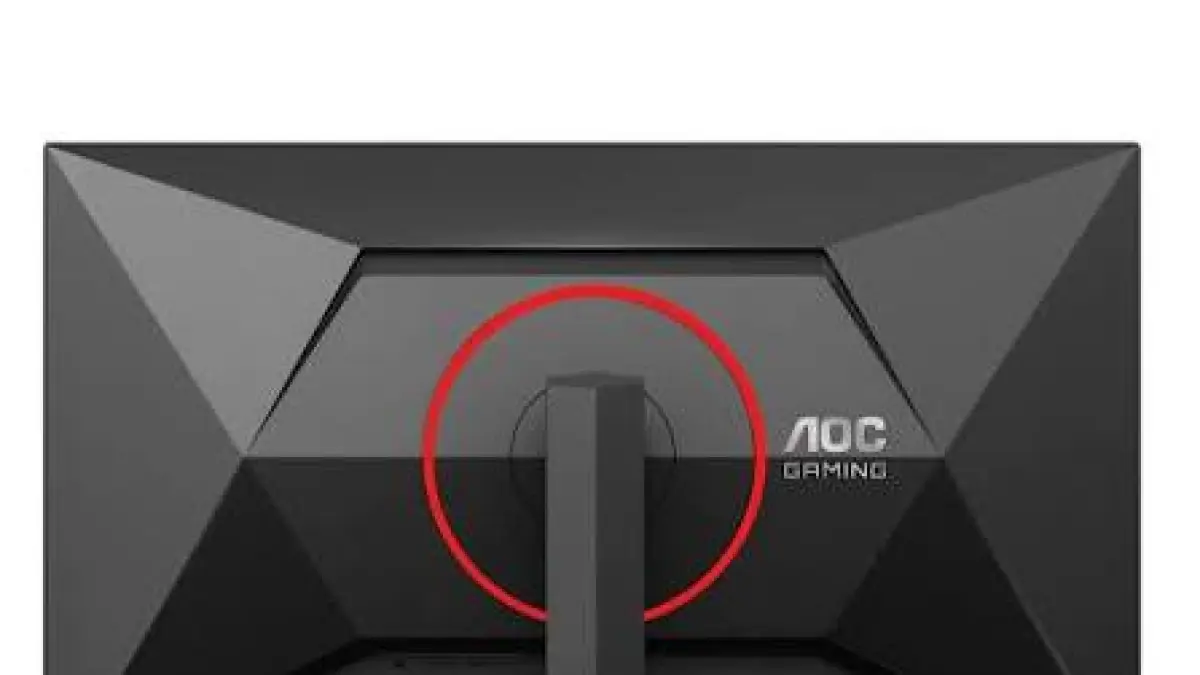 Bagian Belakang Monitor Gaming AOC Q27G4ZR. (BTV/AI) 