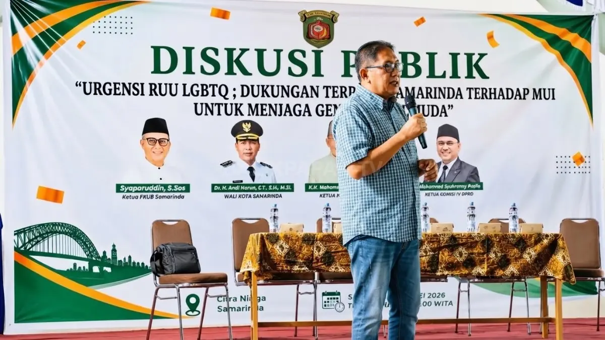 Dr Ismid Kusasih menyampaikan dukungan regulasi pencegahan HIV/AIDS demi perlindungan generasi muda di Samarinda bersama (DOK. IST/KP)