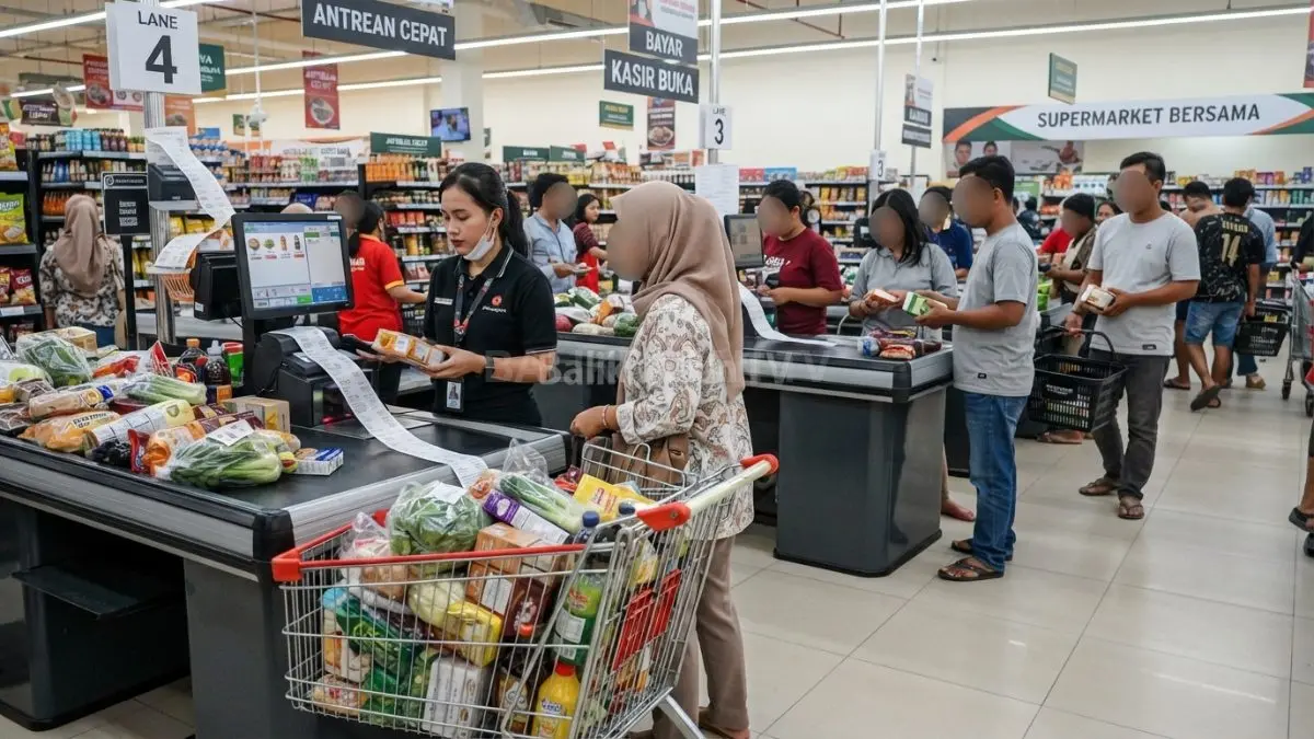 Memilih antrean berdasarkan kompleksitas transaksi membantu mengurangi waktu menunggu dibanding hanya melihat jumlah orang di depan. (BTV/Ai)
