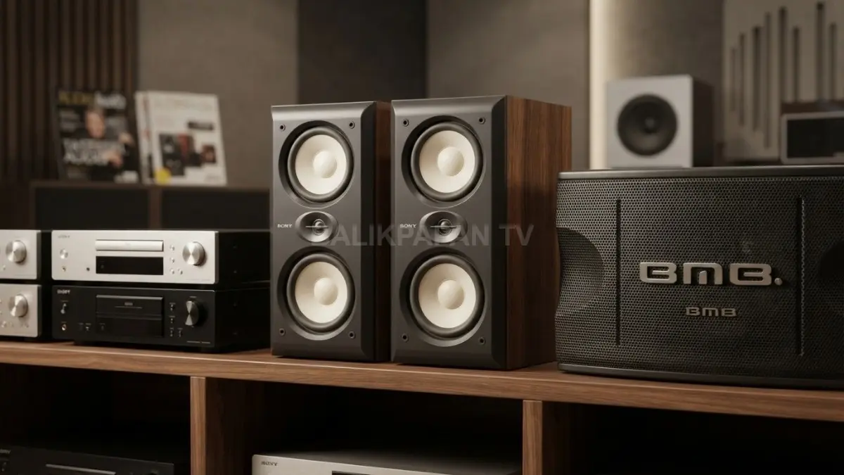 Perangkat audio bekas berkualitas menawarkan solusi hemat dengan performa optimal bagi kebutuhan sound system berbagai aktivitas harian. (BTV/AI)
