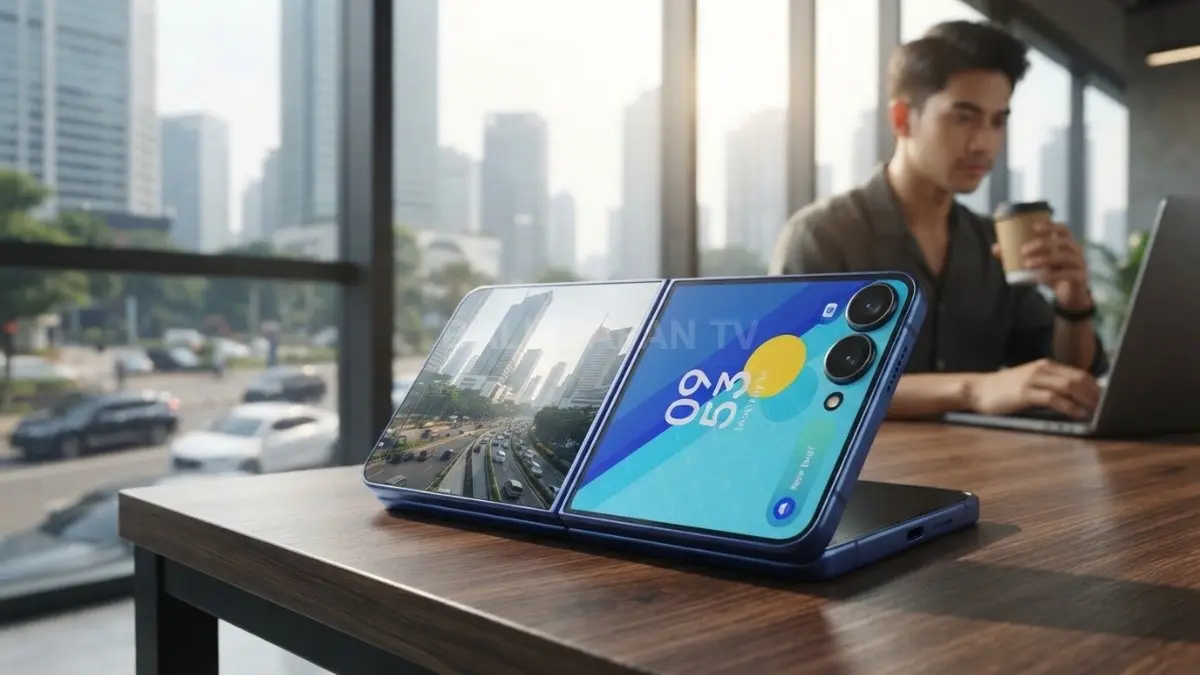 Smartphone Samsung terbaru menawarkan performa tangguh, fitur AI canggih, dan daya tahan untuk penggunaan jangka panjang. (BTV/AI)
