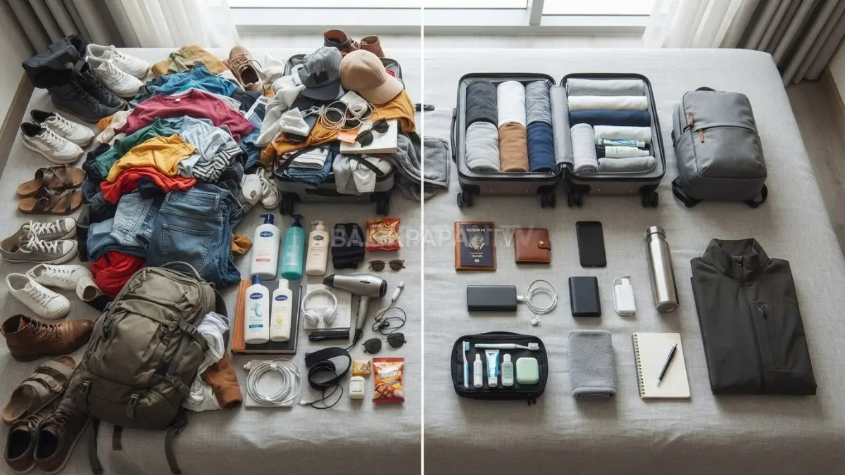 Tas cepat penuh sering disebabkan kebiasaan membawa barang yang sebenarnya tidak benar-benar diperlukan. (BTV/Ai)
