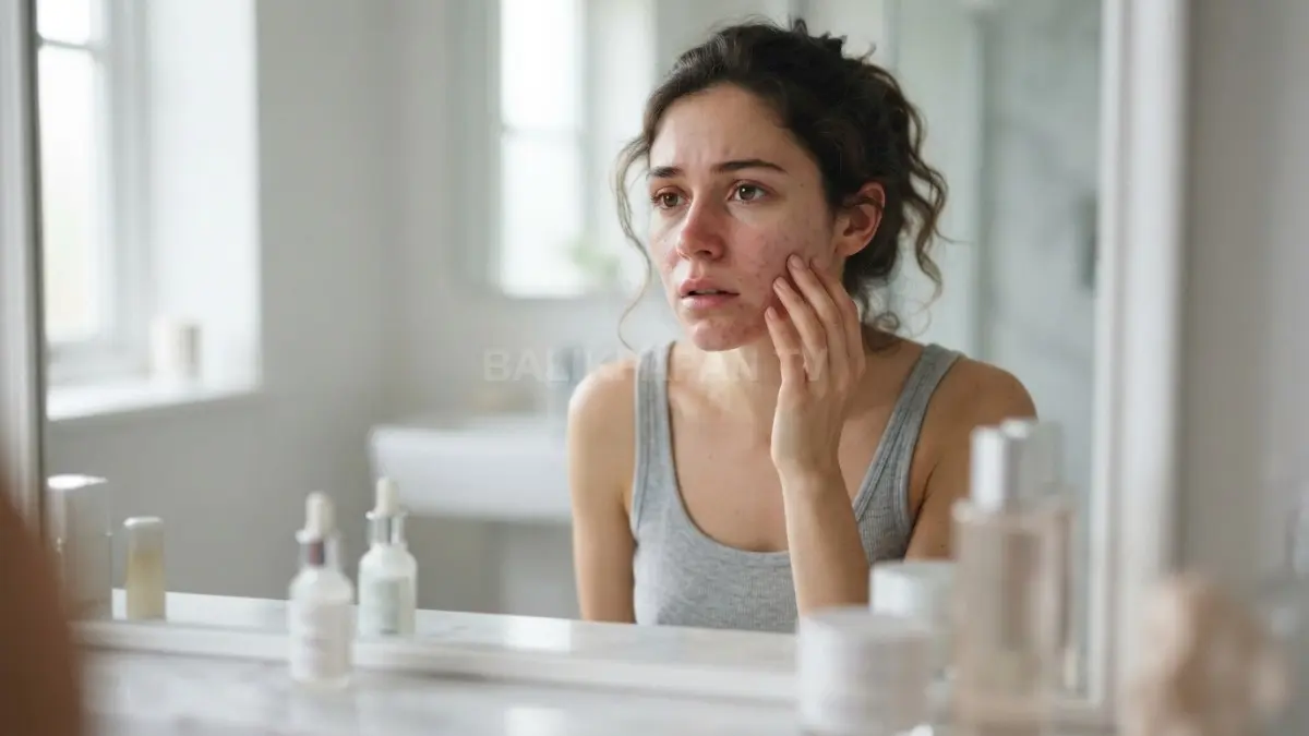 Kerusakan skin barrier membuat kulit mudah iritasi dan terasa perih saat menggunakan produk skincare. (BTV/Ai)