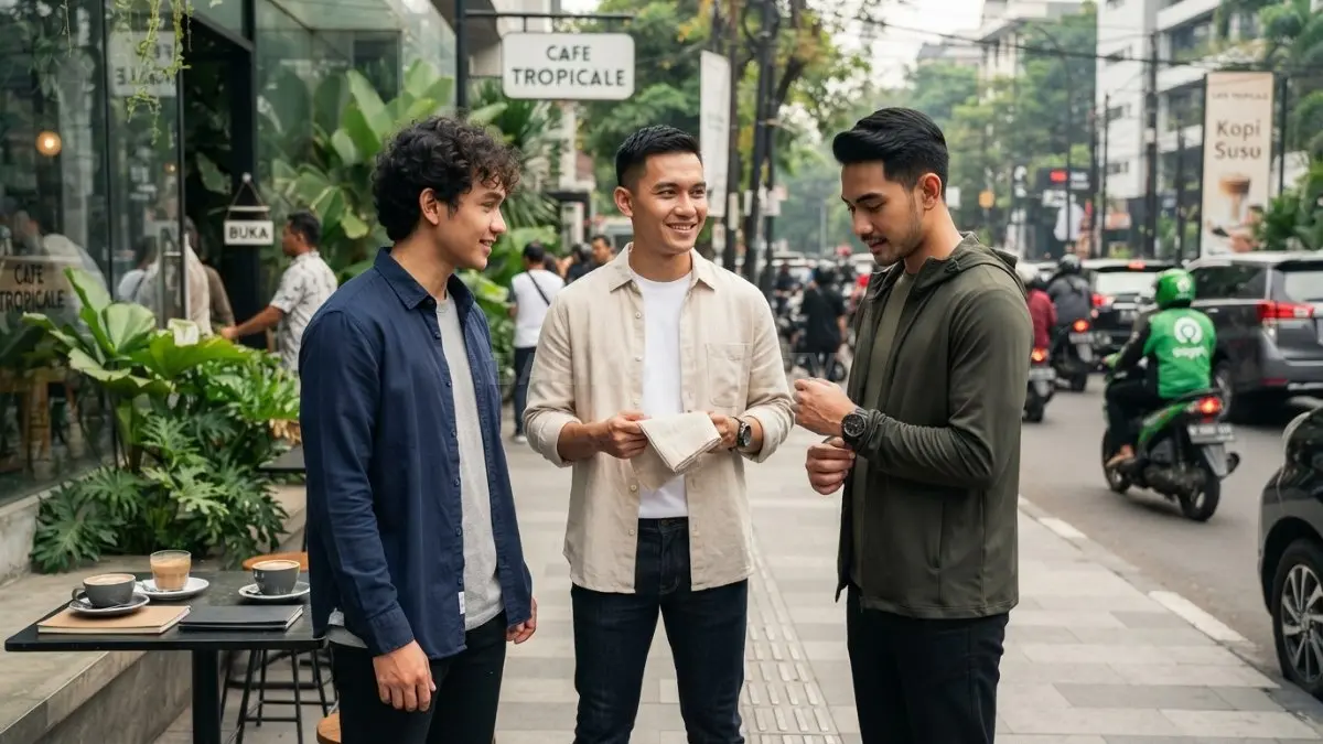 Perbandingan beberapa outer ringan berbahan linen, katun tipis, dan material quick-drying yang cocok untuk iklim tropis. (BTV/AI)