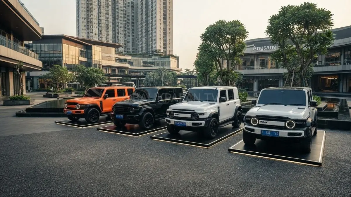 Varian Warna Dari iCar V23 Z iWD. (BTV/AI) 