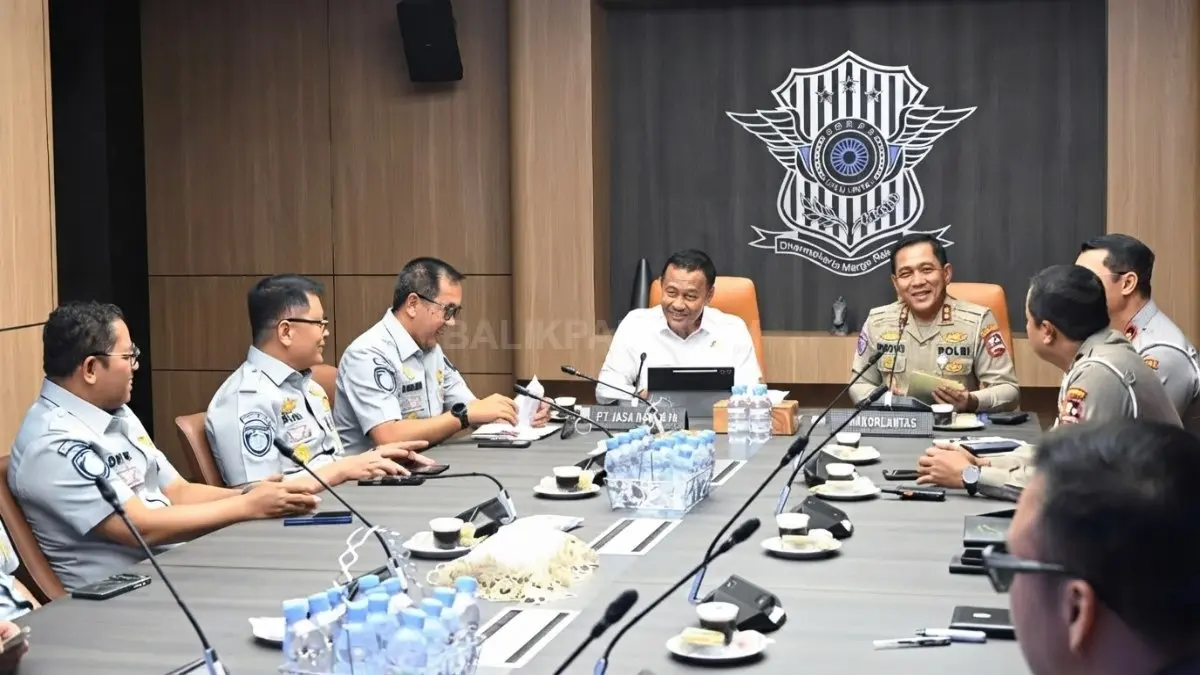 Audiensi Jasa Raharja dan Korlantas Polri memperkuat transformasi digital Samsat demi keselamatan berkendara (DOK. IST/KP)