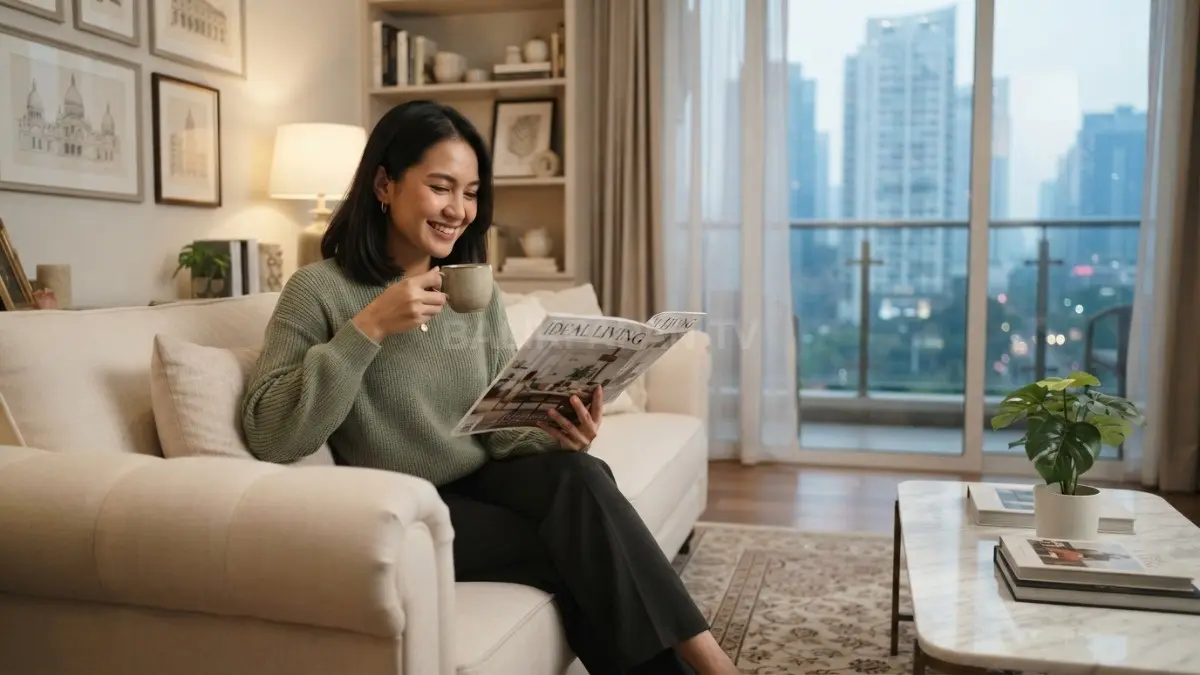 Dekorasi ruangan bergaya Eropa menghadirkan suasana elegan, fungsional, nyaman, dan berkarakter untuk berbagai tipe hunian modern. (BTV/AI)