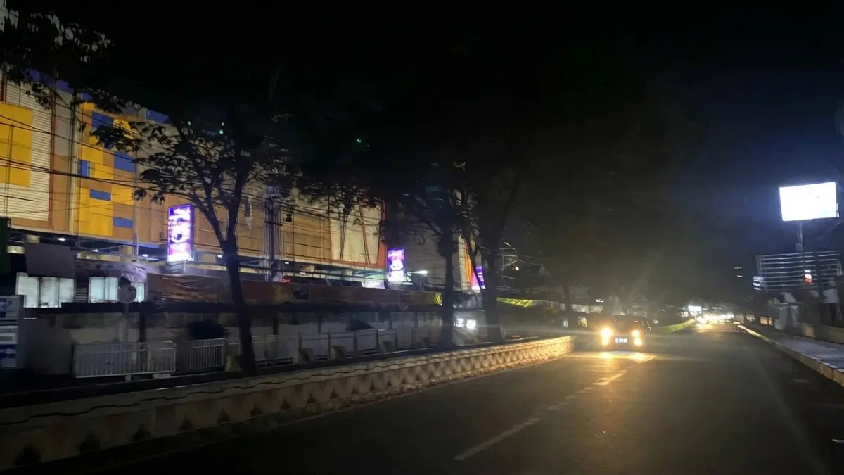 Kondisi LPJU di Jalan Pahlawan yang masuk prioritas peremajaan Dishub Samarinda.