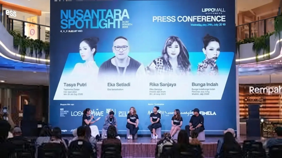 Suasana seleksi NUSANTARA SPOTLIGHT: Icon Search 2026 bersama jajaran juri dari industri fashion. (BTV/AI)