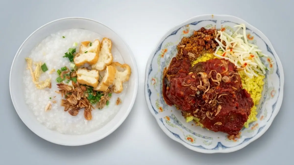 Depot Miki menyajikan mantau, soto Banjar, nasi kuning, coto Makassar, dan aneka menu favorit lainnya. (BTV/Ai)