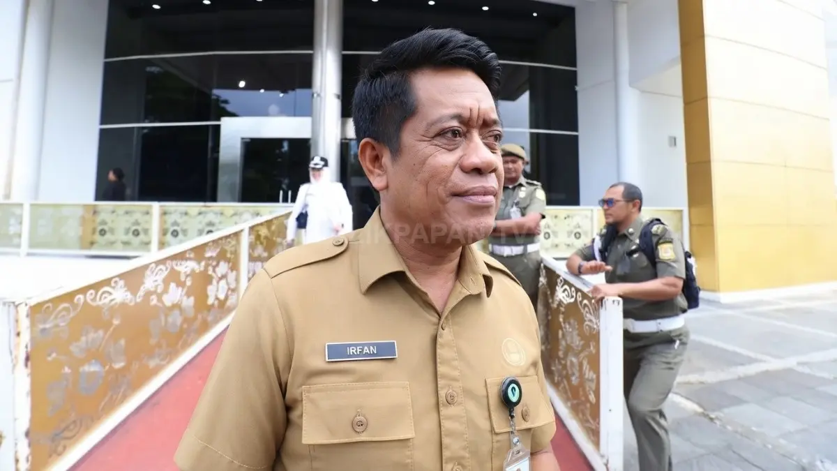 Kepala Disdikbud Balikpapan, Irfan Taufik menjelaskan persiapan pengisian jabatan kepala sekolah dengan syarat BCKS (BTV/AI)