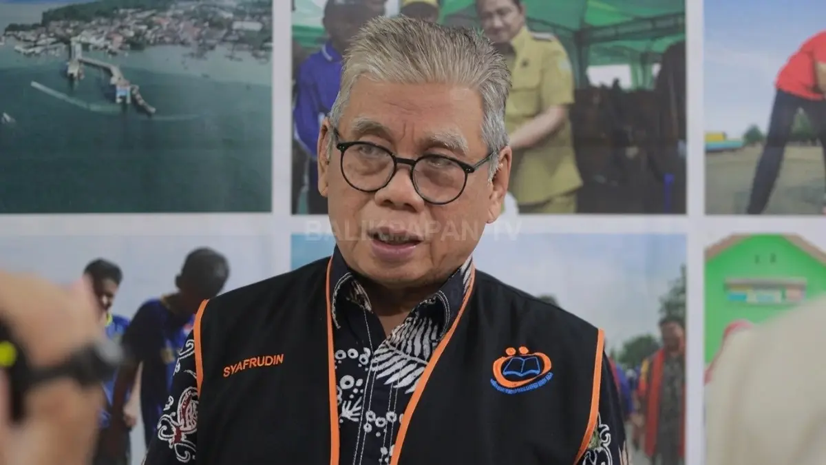 Ketua GPMB Kaltim Syafruddin Pernyata mengajak masyarakat memanfaatkan gawai membangun kebiasaan membaca secara bijak berkelanjutan. (DOK. AHMAD MAKI/KP)