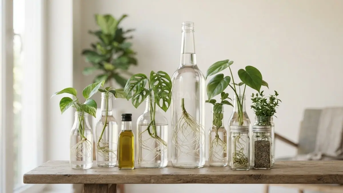 Kombinasi botol beda ukuran menciptakan komposisi visual yang dinamis dan menarik untuk dilihat. (BTV/Ai)